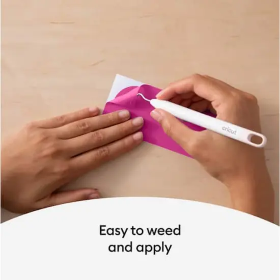 Cricut&reg; Permanent Heat-Activated Color-Changing Vinyl Magenta/Light Pink {6}