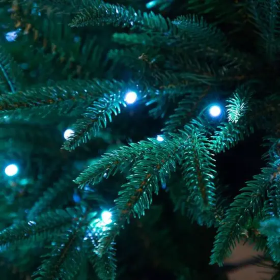 6ft. Pre-Lit Edmonton Fir Artificial Christmas Tree, Color Changing LED Lights {9}