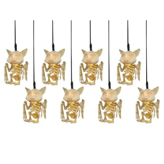 8ct. Skeleton Bats Icon LED String Lights by Ashland&reg; {1}
