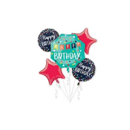Reason to Celebrate 5-Piece Foil Balloon Bouquet {1}