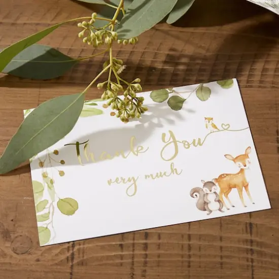 Kate Aspen&reg; Woodland Baby Shower Invitation & Thank You Card Bundle {9}