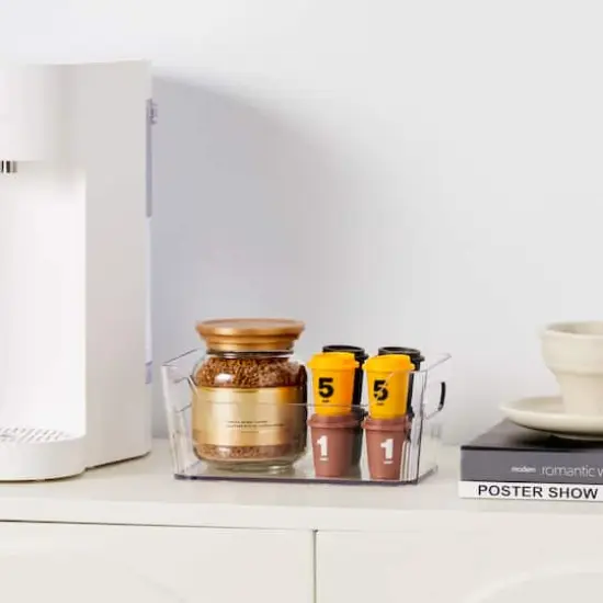 Small Clear Open Storage Bin by Simply Tidy&reg; {5}