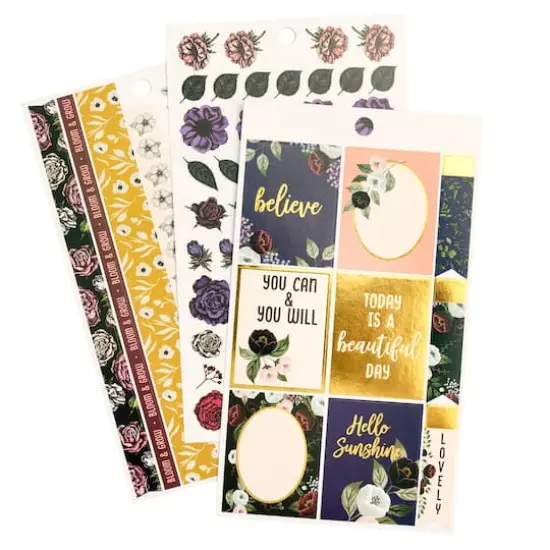 Midnight Floral Stickers by Recollections&trade; {3}