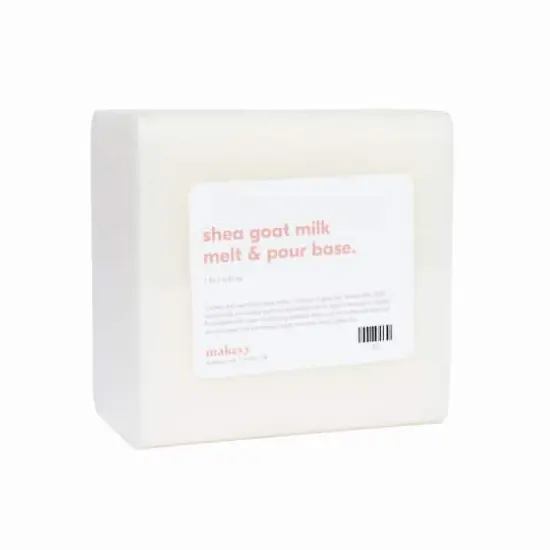 makesy Shea Goat Milk Melt & Pour Base, 1lb. {1}