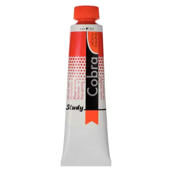 Cobra Study Water Mixable Oil Colour, 40mL 315 Pyrrole Red {1}