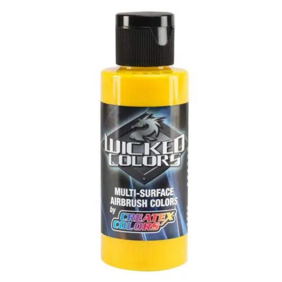 Createx&trade; Wicked Colors&trade; Airbrush Detail Color, 2oz. W052 Yellow {1}
