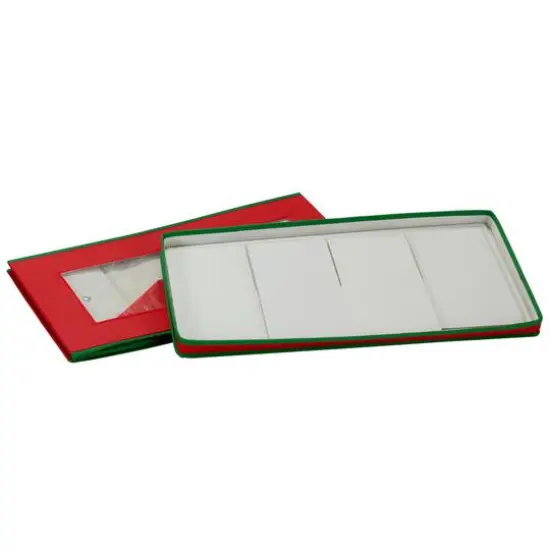 Household Essentials 15" Red Holiday Storage Box {10}