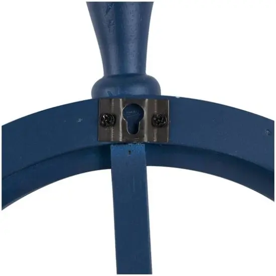 Multicolored Nautical Wooden Ship Wheels with Beaded Accents Wall D&eacute;cor Set {4}