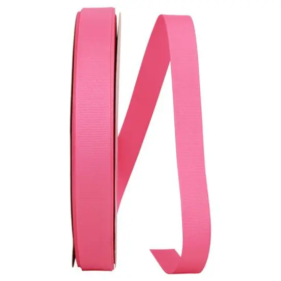 JAM Paper 7/8" Grosgrain Texture Ribbon Hot Pink {1}