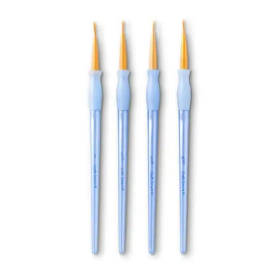 Golden Taklon Detail Brush Set By Craft Smart&reg;, 4 Pack {4}