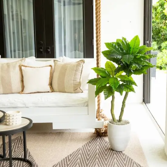 4ft. UV Resistant Artificial Bird Nest Fern Tree (Indoor/Outdoor) {10}