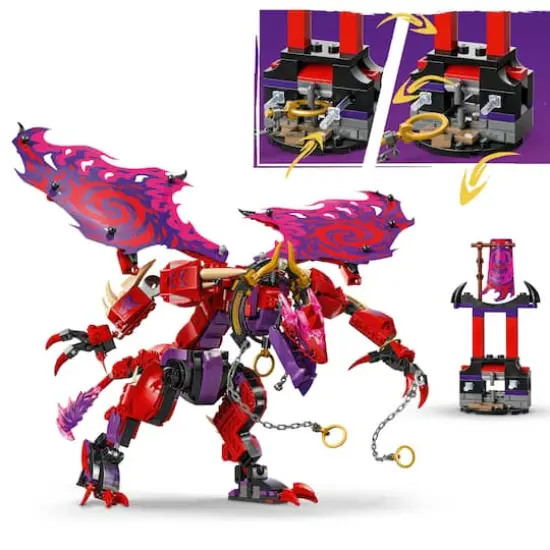 LEGO&reg; NINJAGO&reg; Thunderfang Dragon of Chaos Ninja Toy Set 71832 {7}
