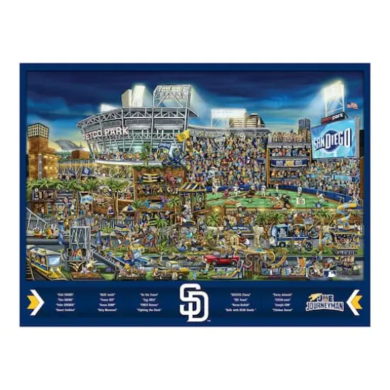 Joe Journeyman San Diego Padres&trade; 500 Piece Jigsaw Puzzle {5}