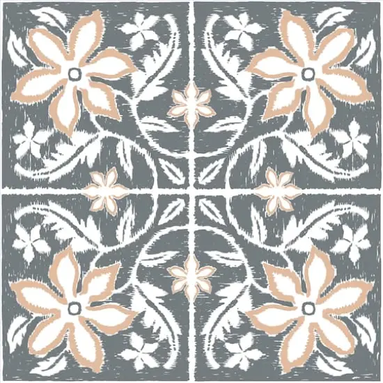 FloorPops Lillium Peel & Stick Floor Tiles, 10ct. Blue {1}