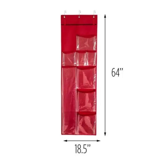 Honey Can Do Red Over-the-Door Holiday Gift Wrap Organizer {8}