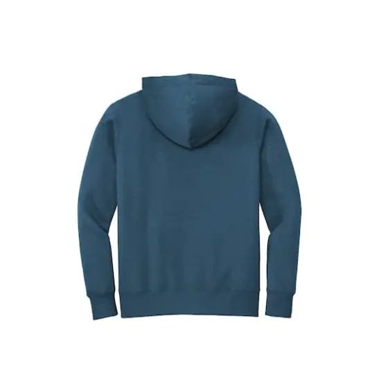 District&reg; Perfect Weight&reg; Fleece Hoodie Heathered Poseidon Blue {5}