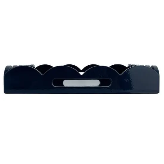 Hello Honey&reg; 20.5" Wide Navy Wood Tray {7}