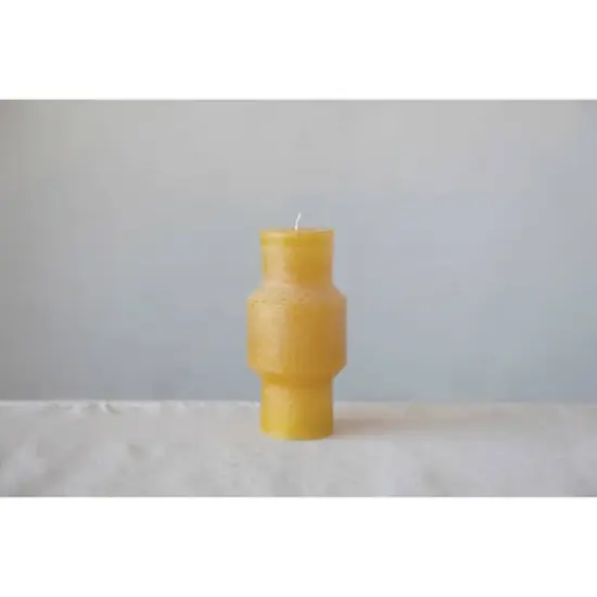 Hello Honey&reg; 3" x 6" Honey Unscented Totem Pillar Candle {4}