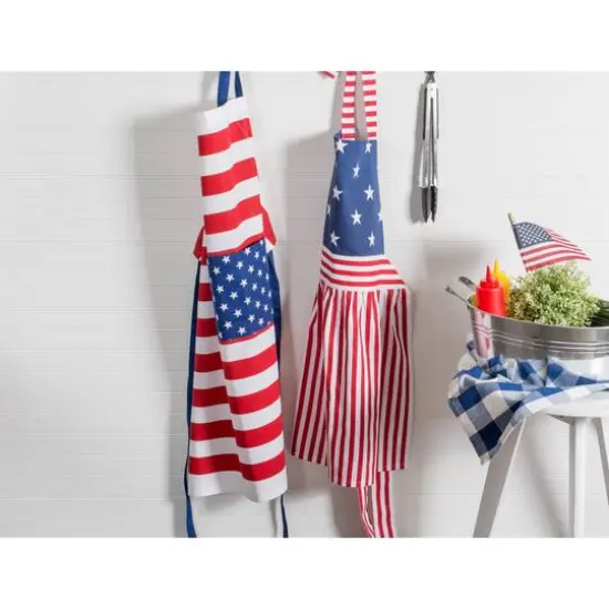 DII&reg; Stars & Stripes Chino Chef Apron {3}