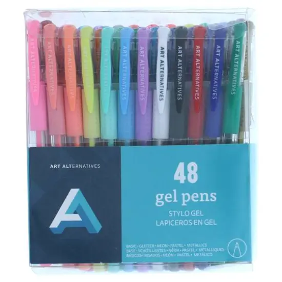Art Alternatives 48 Color Gel Pen Set {1}