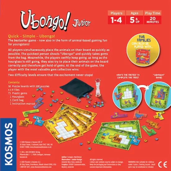 Thames & Kosmos Ubongo Junior Puzzle Game {3}