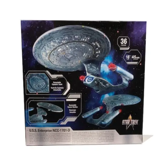 AMT&reg; Star Trek: The Next Generation U.S.S. Enterprise NCC-1701-D 1:1400 Scale Model Kit {3}