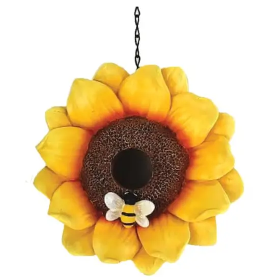Santa's Workshop 7.5" Sunflower Bird House {1}