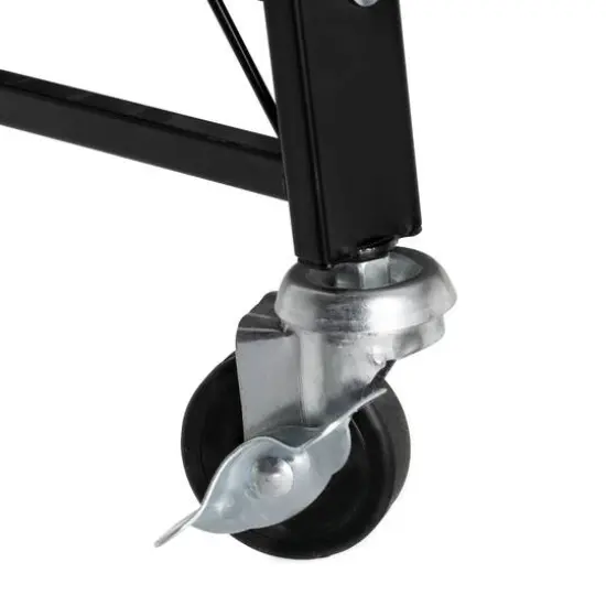 Honey Can Do Black Collapsible 4-Tier Metal Shelf {12}