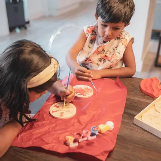 Kulture Khazana Make Your Own Rangoli Coaster Kit {4}