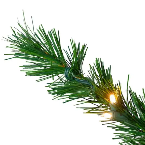 7ft. Pre-Lit Green Sugar Pine Upside Down Artificial Christmas Tree, Clear Lights {3}