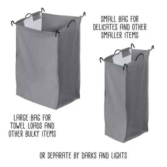 Honey Can Do Gray Uneven Clothes Sorter w/ Ironing Board {13}