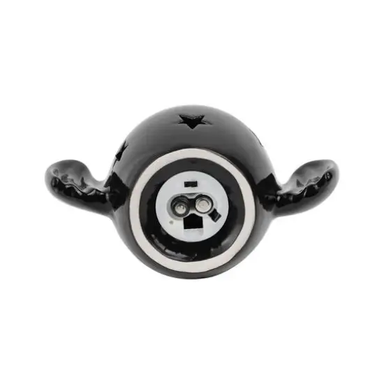 6.5" Black Bat with Heart Eyes LED Ceramic Tabletop D&eacute;cor by Ashland&reg; {6}