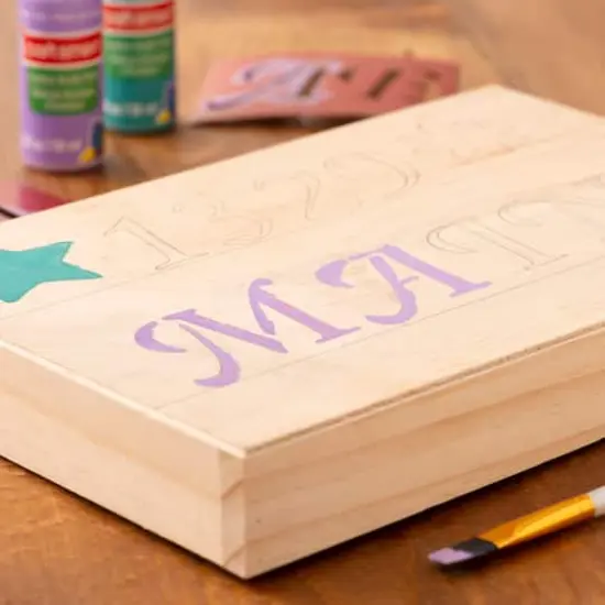 Ready to Finish Large Wooden Plaque by Make Market&reg; {3}