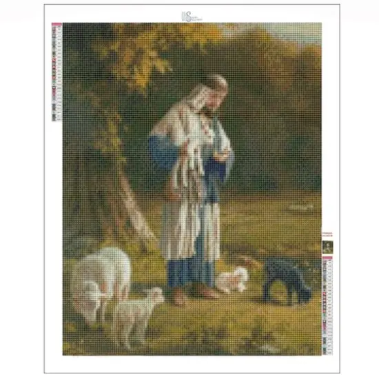 Sparkly Selections The Lord is My Shepherd 30cm x 40cm Diamond Painting Kit, Round Diamonds {3}