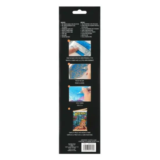 8" x 10" Horror Diamond Art Kit with Magnetic Frame by Make Market&reg; {5}