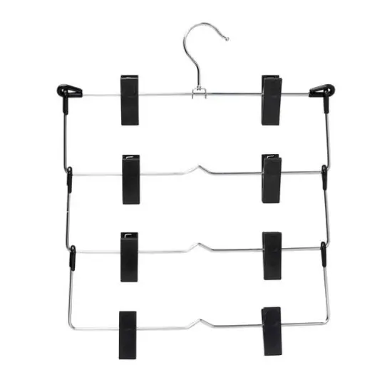 Honey Can Do 4-Tier Pant & Skirt Hanger, 2ct. {1}