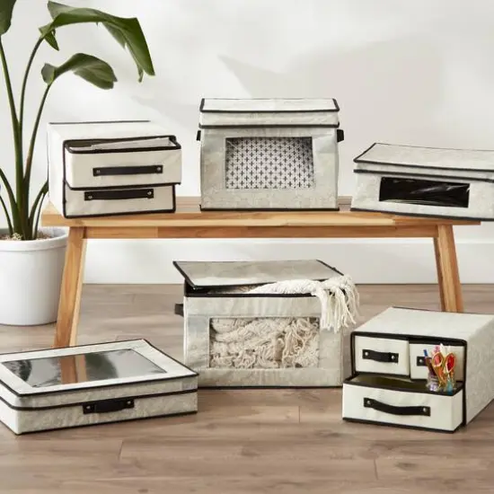 DII&reg; Jumbo Damask Closet Storage Cube {5}