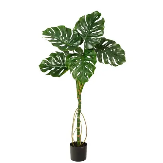 4ft. Potted Monstera Artificial Tree {1}