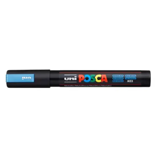 POSCA PC-5M Medium Tip Metallic Paint Marker Set {4}