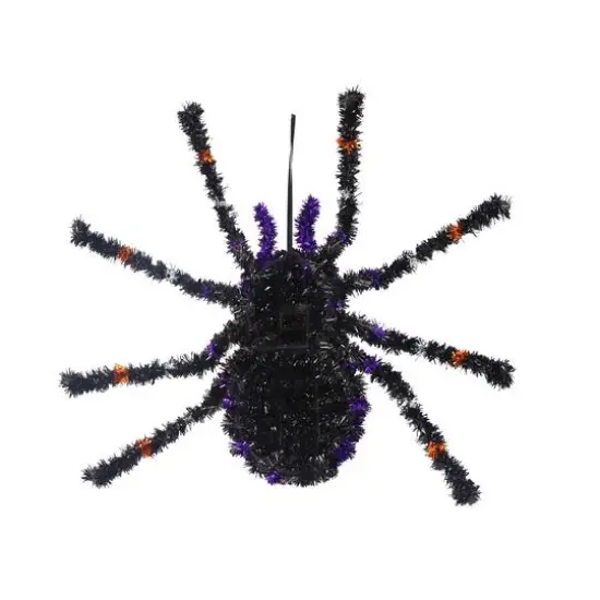 13.5" Hanging Tinsel Spider by Ashland&reg; {3}
