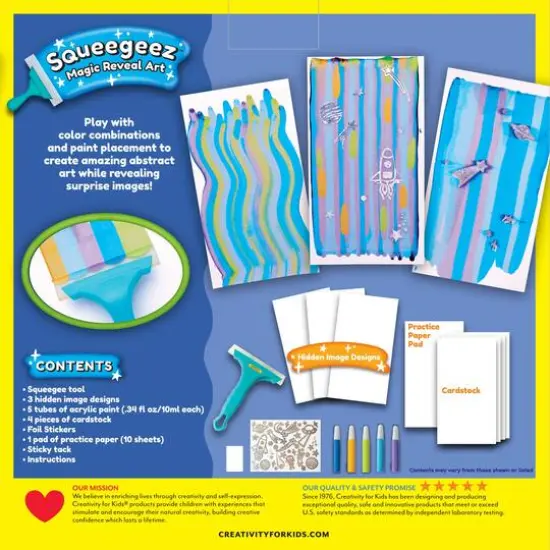 Creativity for Kids&reg; Outer Space Squeegeez Magic Reveal Art {11}