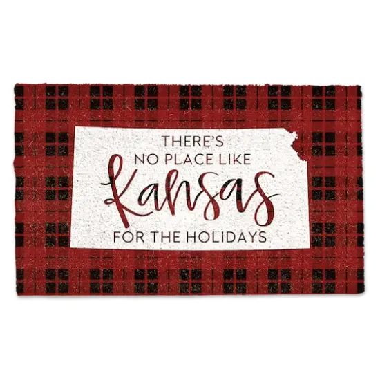 Kansas for the Holidays Doormat {1}