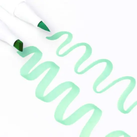 Ohuhu&reg; Honolulu Brush & Chisel Dual Tip Pastel Tones Marker Set {4}