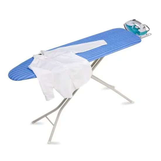 Honey Can Do Blue & White Ironing Board w/ Retractable Iron Rest {5}