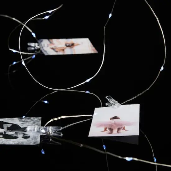 45ct. Cool White LED Clear Clip Lights by Ashland&reg; {3}