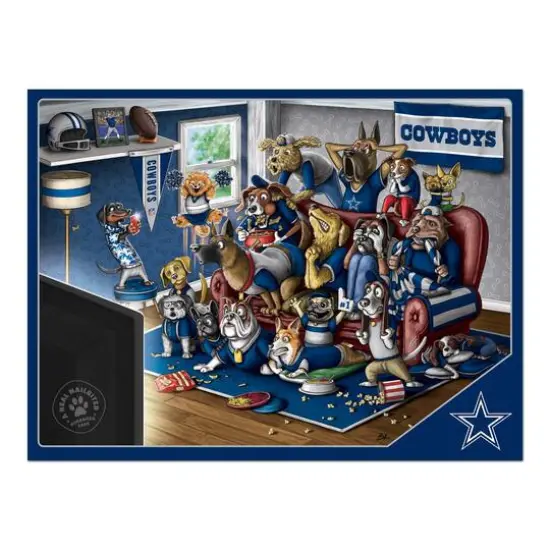 NFL Purebred Fans A Real Nailbiter 500 Piece Puzzle Dallas Cowboys {5}