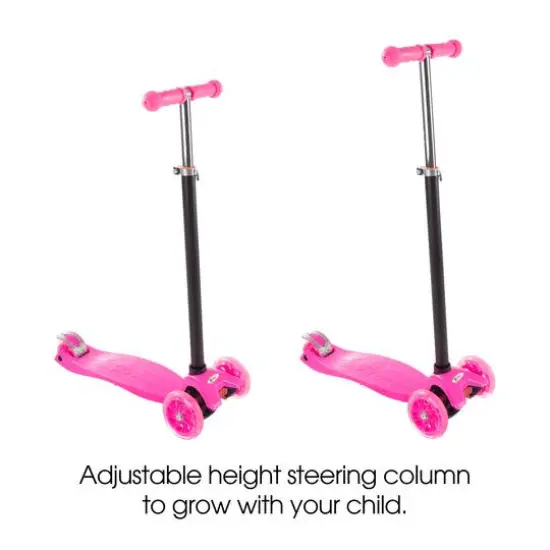 Toy Time Pink Beginner 3-Wheel Scooter {4}