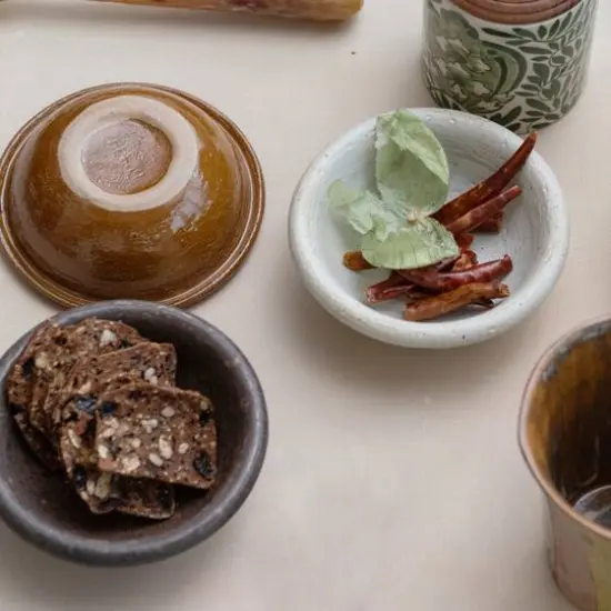 Hello Honey&reg; 5" Earthen Hues Stoneware Bowl Set {3}