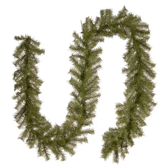9ft. Pre-Lit Norwood Fir Garland, Clear Lights {5}