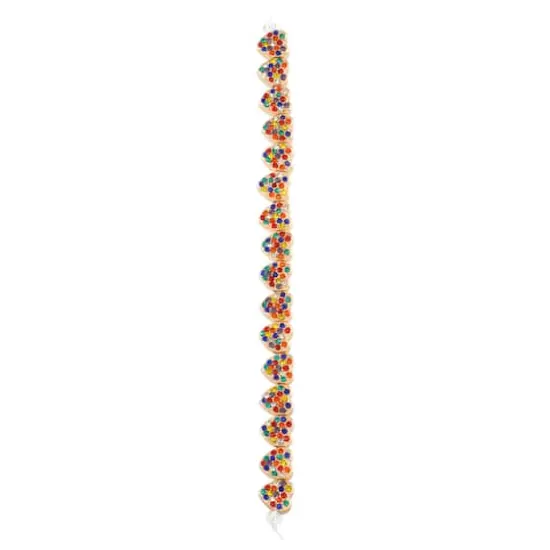 Multicolor Studded Heart Beads, 8mm by Bead Landing&trade; {4}
